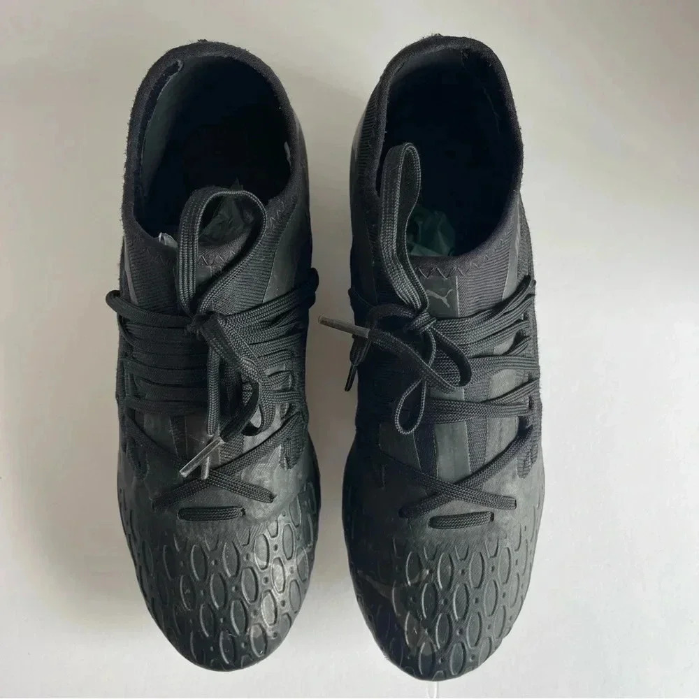 Puma Future 5.3 NETFIT FG/AG Junior (Black/Asphalt) Size 7 - Picture 9 of 10